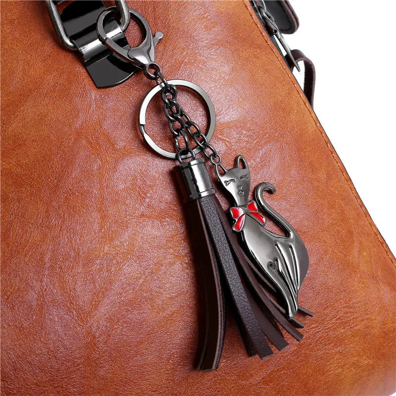 Premium Genuine Leather Kit – Handbag + Wallet + Clutch + Complimentary Toiletry Bag