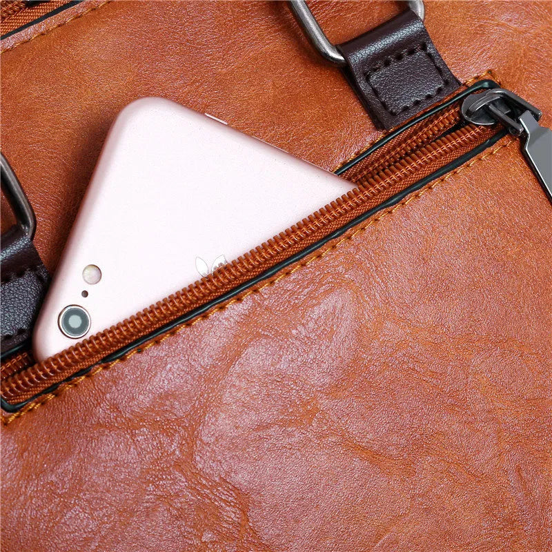 Premium Genuine Leather Kit – Handbag + Wallet + Clutch + Complimentary Toiletry Bag