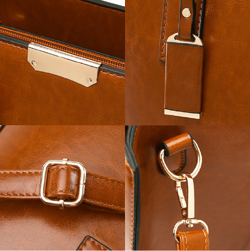 Women’s Leather Set – Handbag + 2 Wallets – Premium Bags