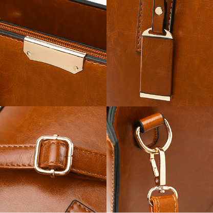 Women’s Leather Set – Handbag + 2 Wallets – Premium Bags
