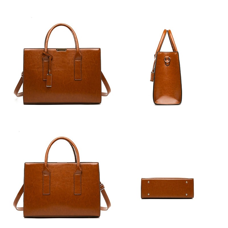 Women’s Leather Set – Handbag + 2 Wallets – Premium Bags